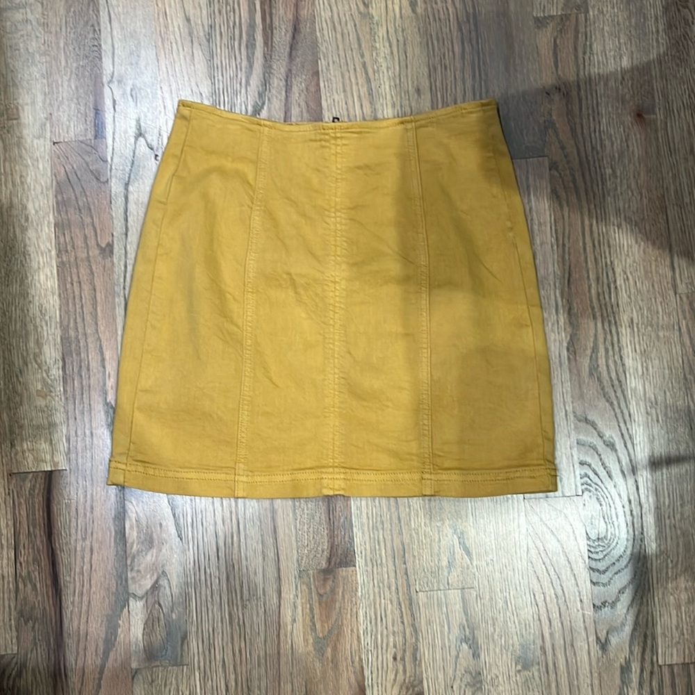 Pacsun mustard yellow miniskirt